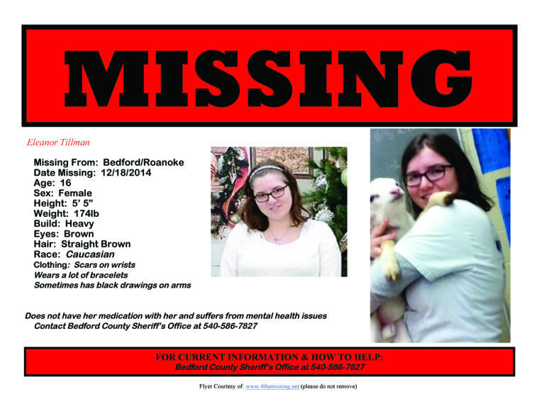 Bedford authorities seek help locating missing teen