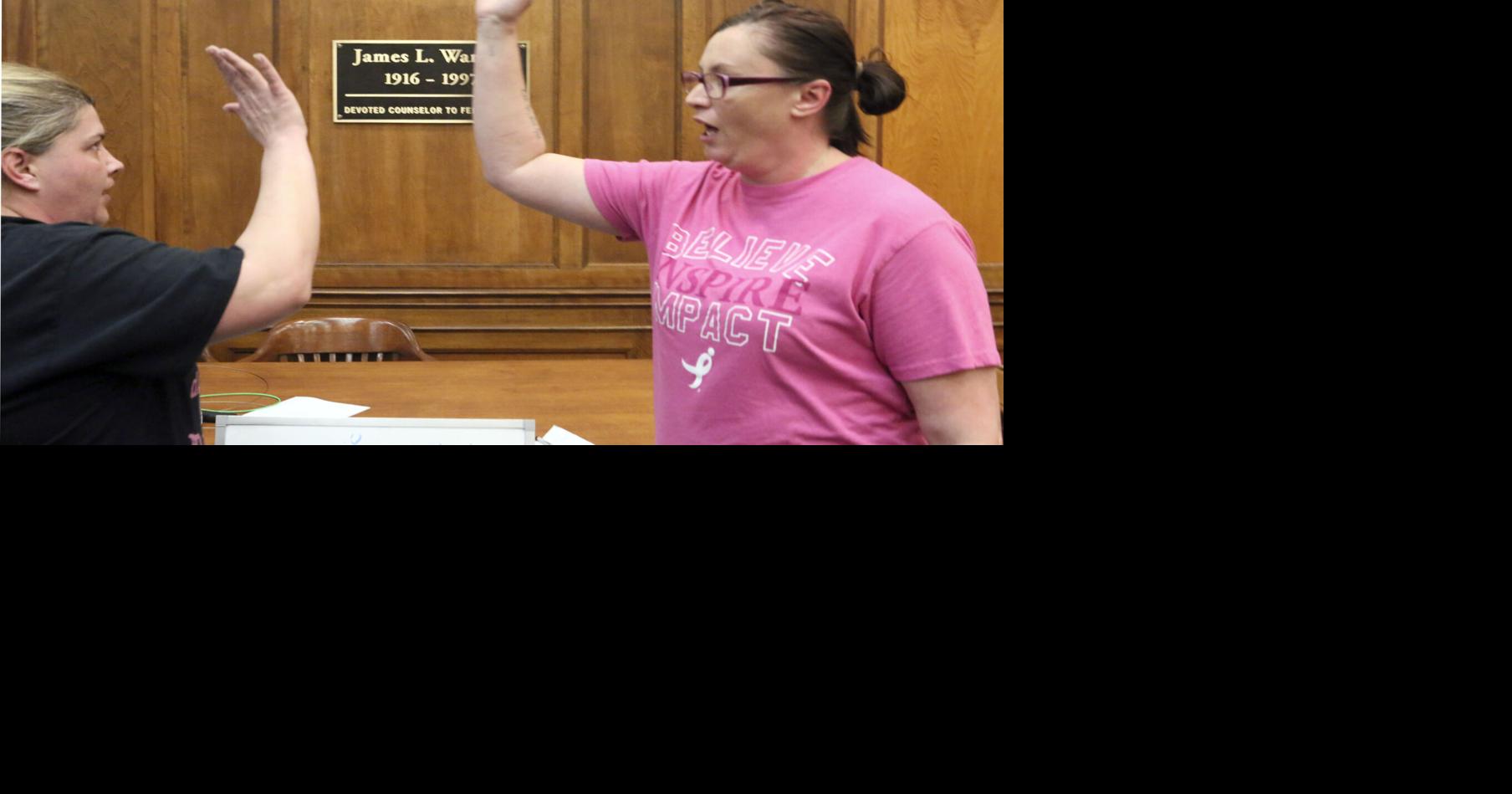 Photos: From the Giles County Recovery Court evening workout