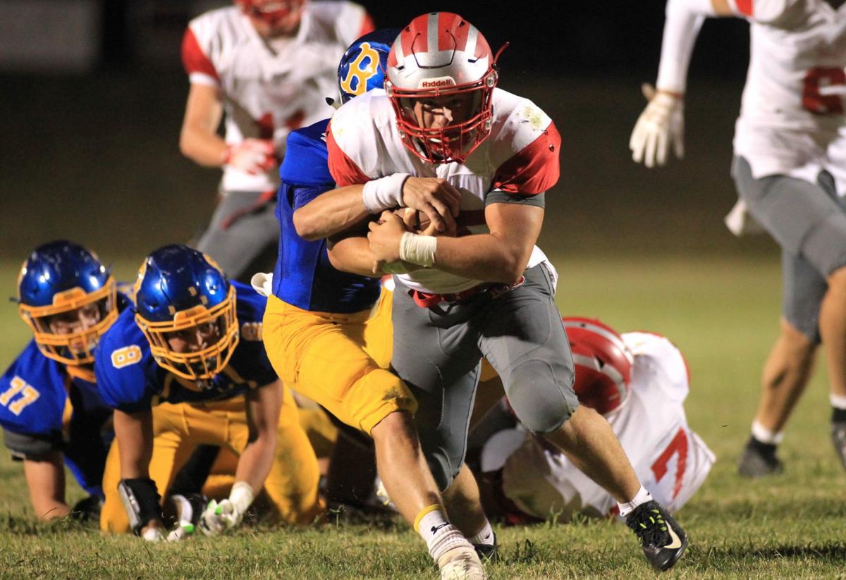 Scenes from the Lord BotetourtBlacksburg football game