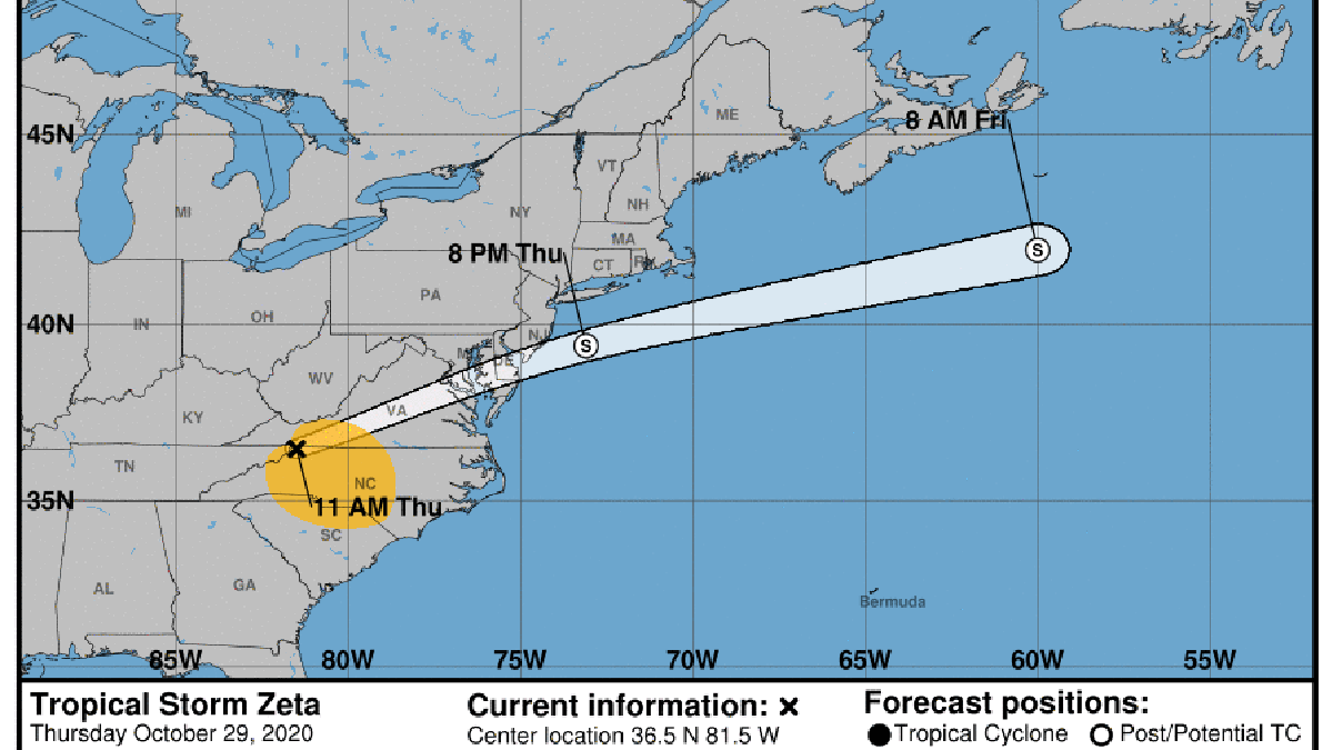 Update Center Of Zeta Pulling Away From Roanoke Nrv Power Outages From Wind Clustered In Southside Virginia Weather Roanoke Com