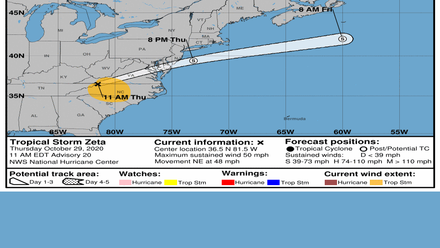 Update Center Of Zeta Pulling Away From Roanoke Nrv Power Outages From Wind Clustered In Southside Virginia Weather Roanoke Com