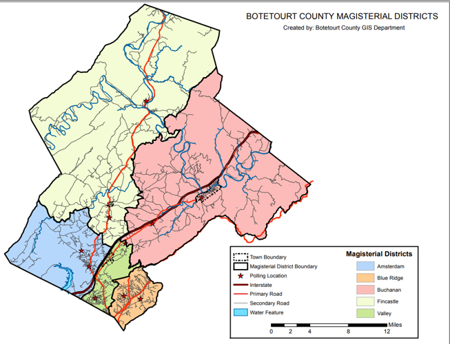 Botetourt election districts 061225