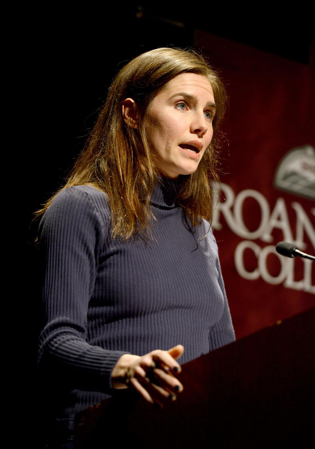 Amanda Knox talk on why truth matters draws crowd at ...