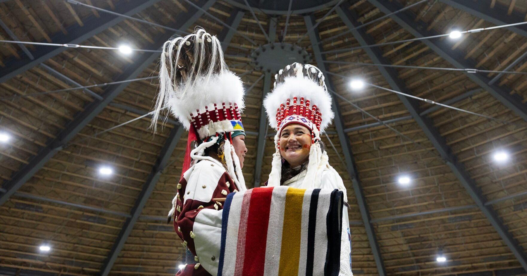 Blackfeet Nation honors Lily Gladstone with headdress - Vimarsana News