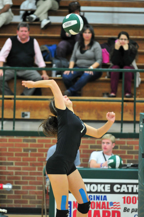 Roanoke Catholic Reaches Vis Volleyball Semifinal With 3 0 Victory