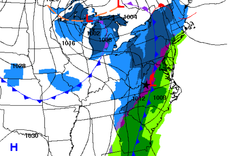 Rain/snow mostly over; plummeting temperatures into evening Weather