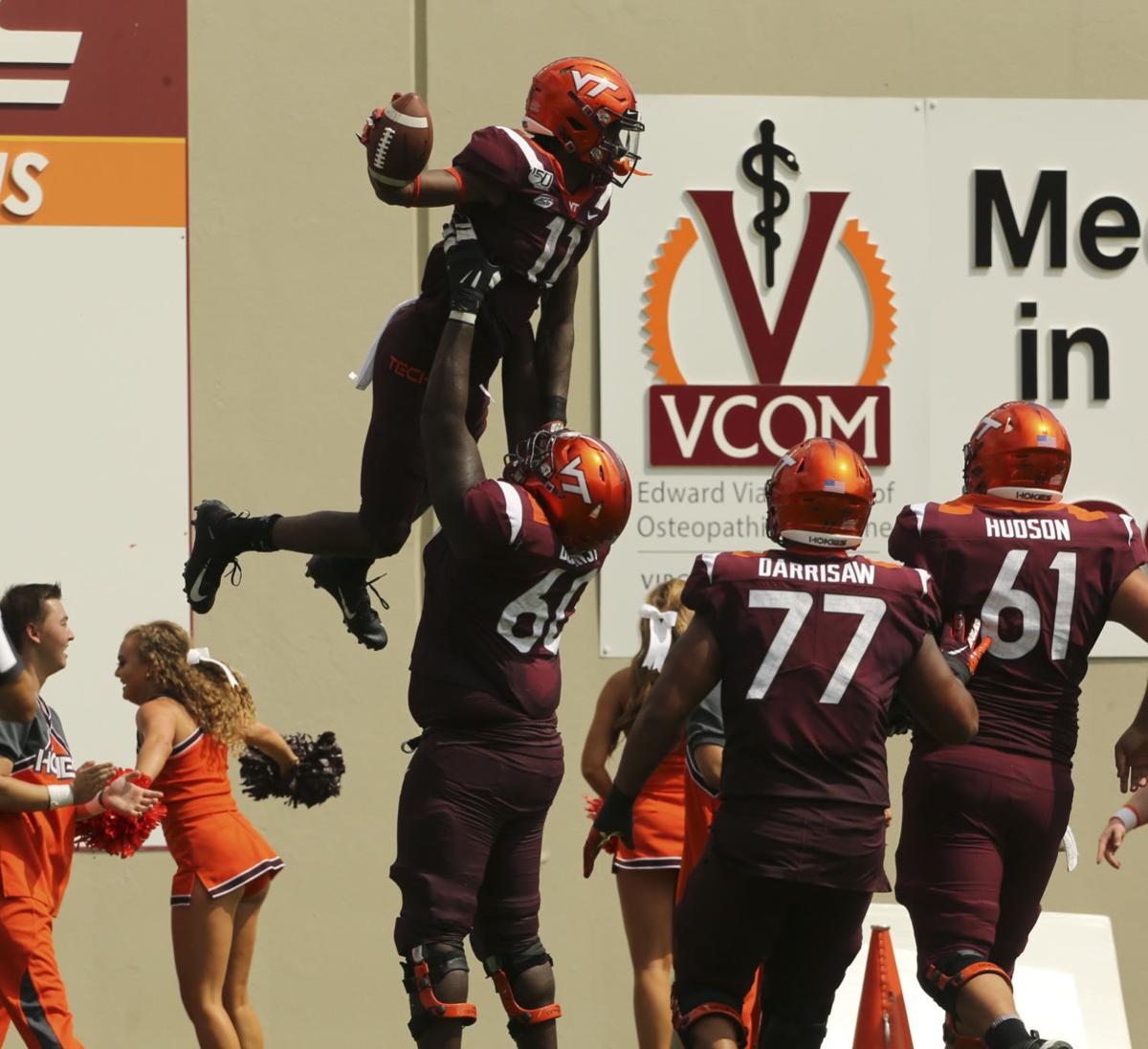 Virginia Tech Football Hokies Recover From First Half Woes Top