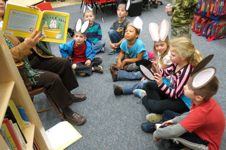 Troutville Elementary School’s Read for the Record features 'Bunny Cakes'