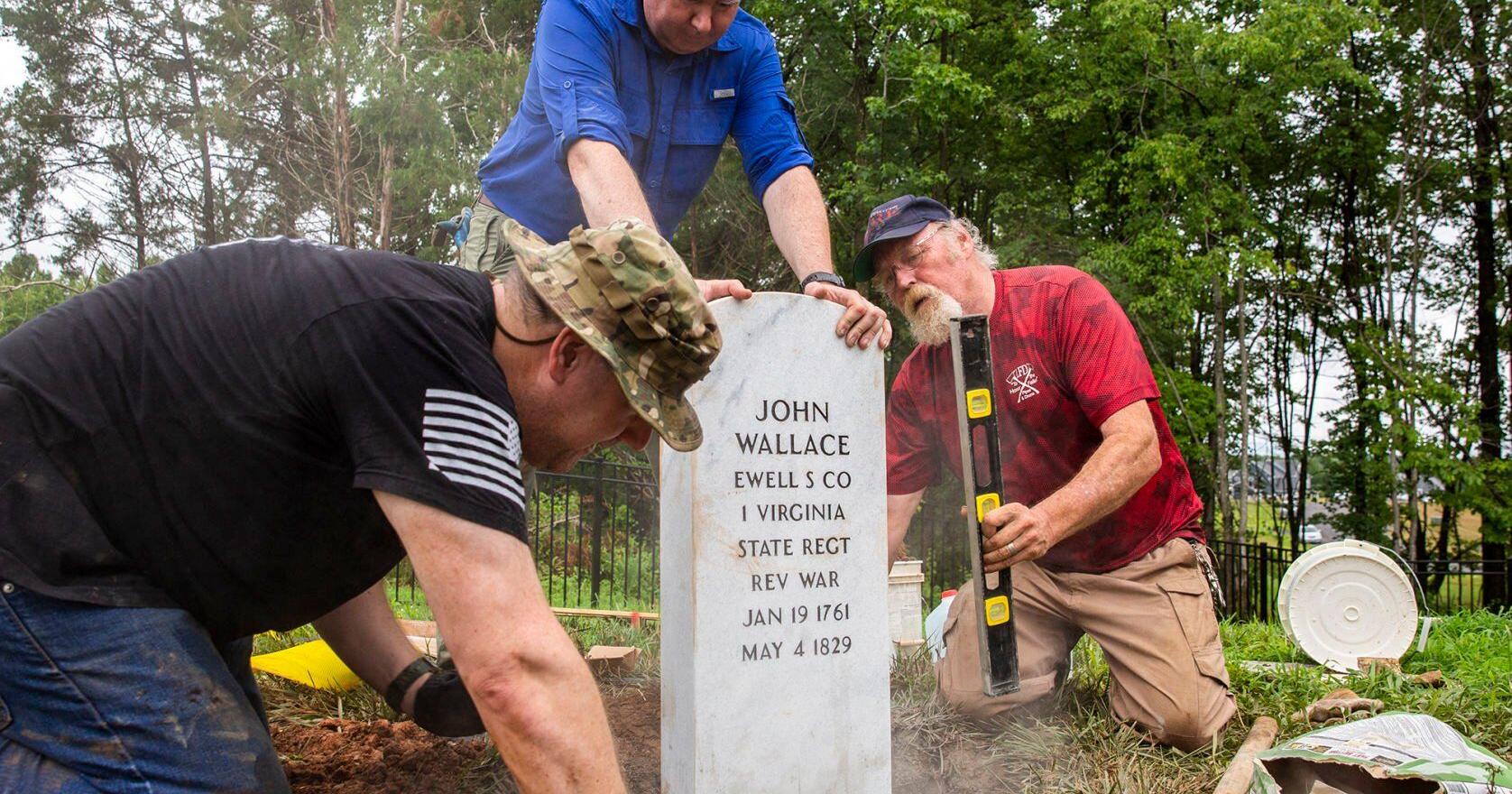 Revolutionary War veteran gets new headstone at damaged Stafford cemetery - Vimarsana News