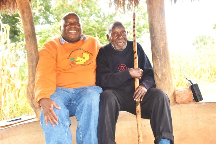 Mwizenge S. Tembo and his father