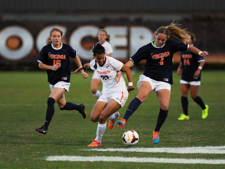 In the region Virginia Tech, Virginia soccer teams ranked Virginia
