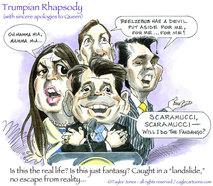 Political Cartoons -- Anthony Scaramucci