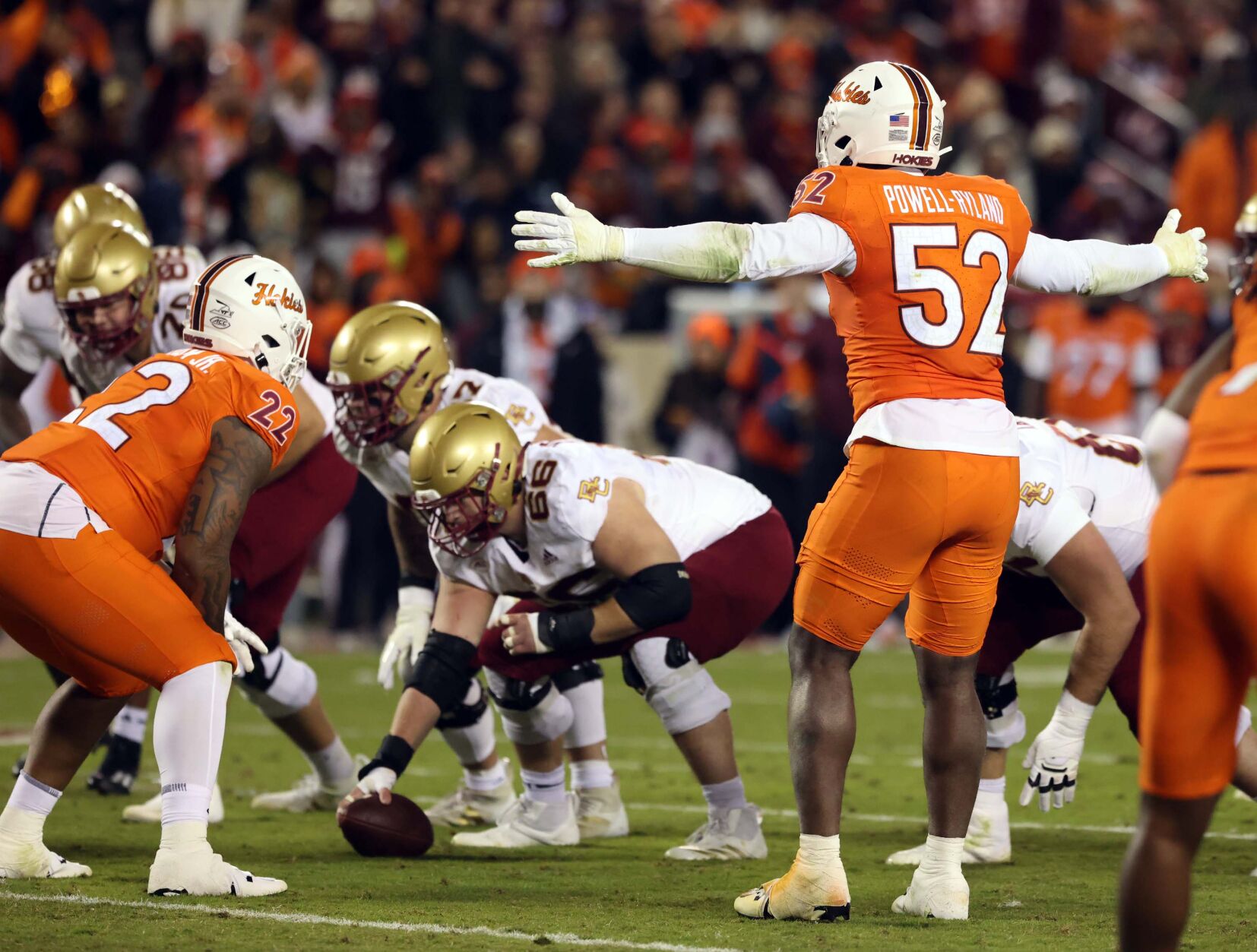 Virginia Tech's Powell-Ryland's Masters The Art Of The Sack