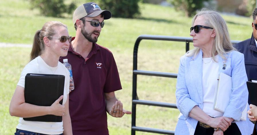 PHOTOS & VIDEO: Gov. Abigail Spanberger hosts roundtable with cattlemen in Botetourt at Williamson Farms