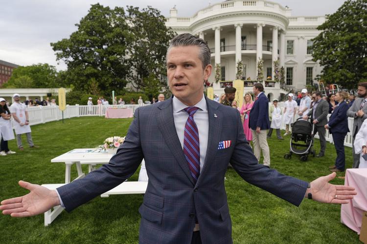 APTOPIX Trump White House Easter Egg Roll