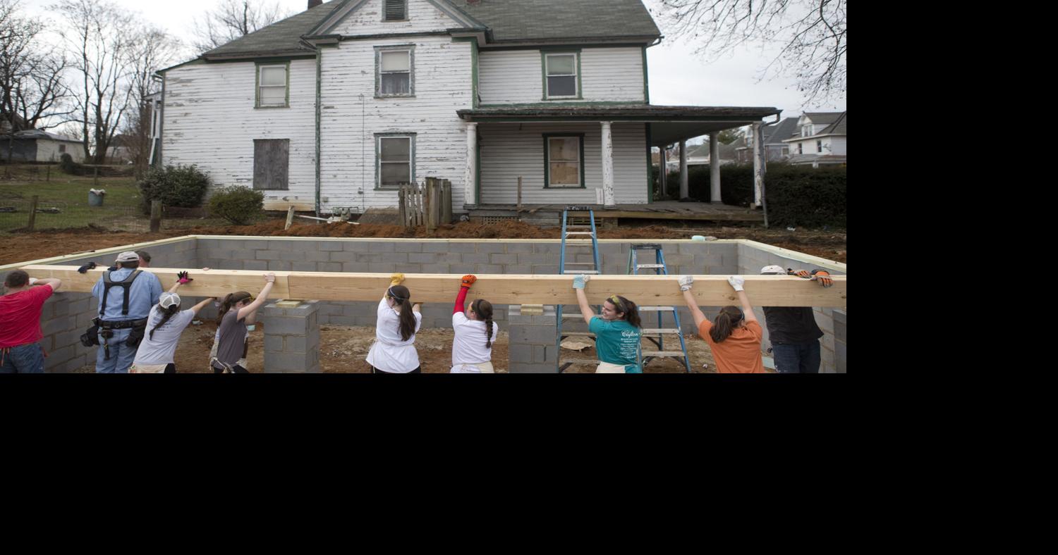 Habitat for Humanity build in Roanoke