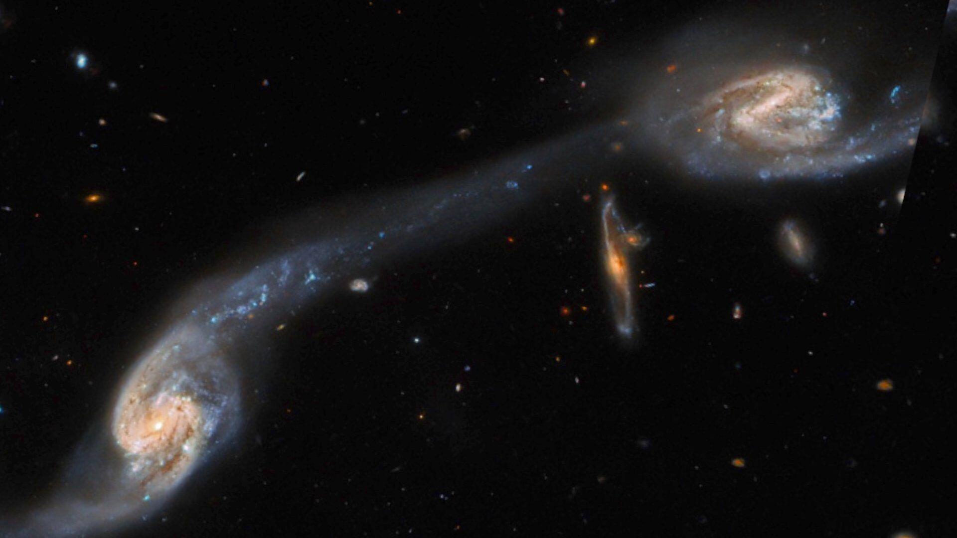 hubble interacting galaxies