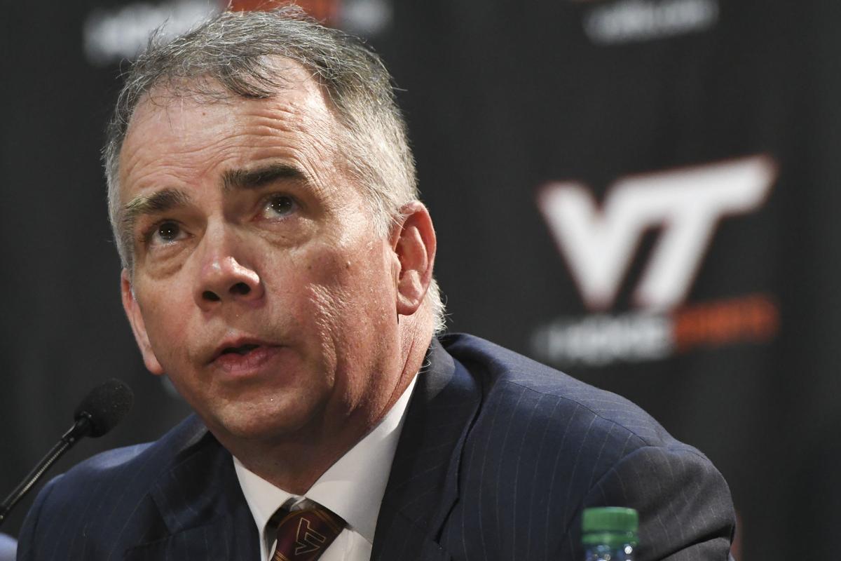 Scenes from Virginia Tech's introductory press conference for new men's