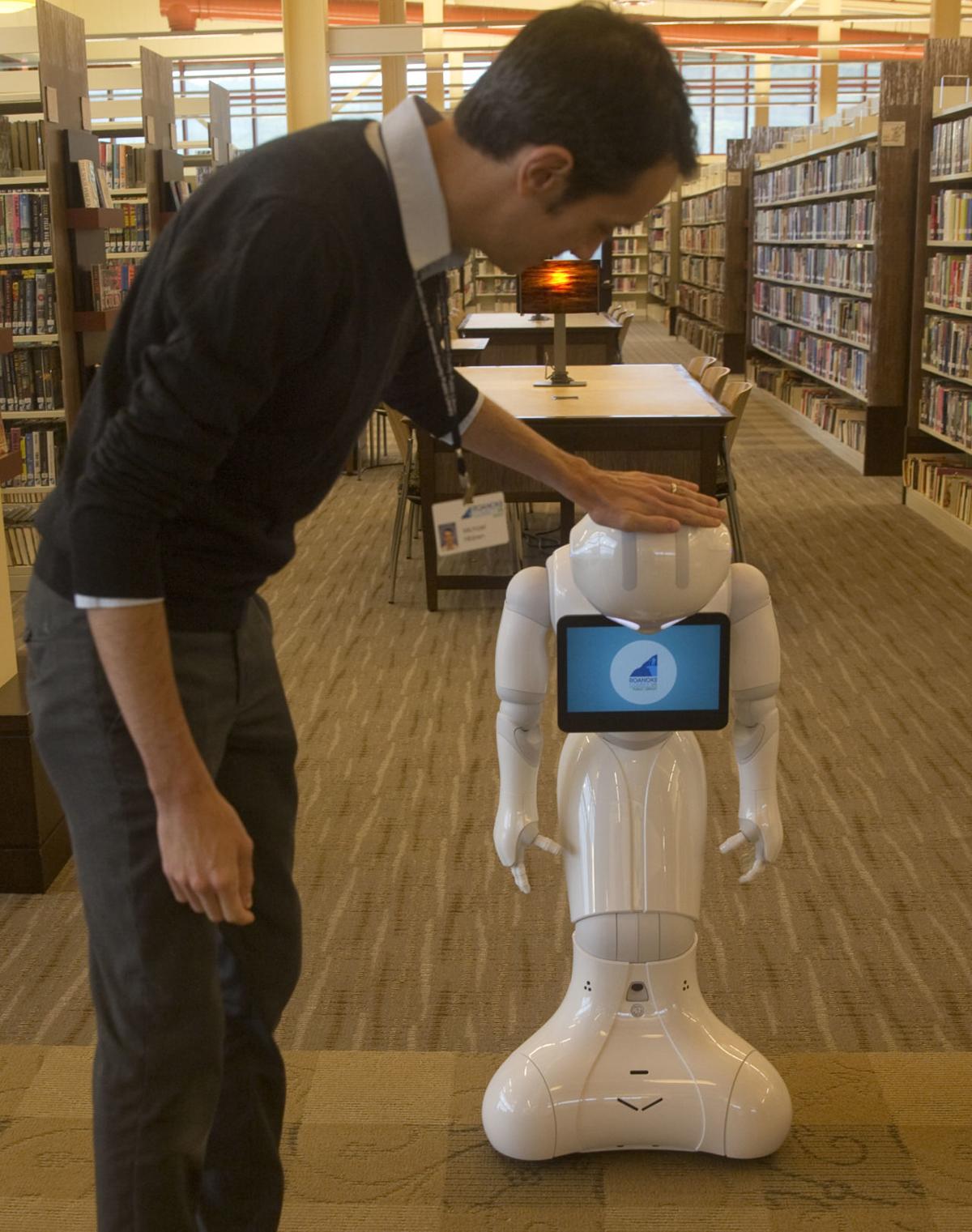 Roanoke County Library Adds Pepper A Community Robot Local News Roanoke Com
