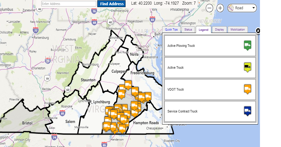 Vdot Snow Plow Map Vdot Offers Online Tracker To Pinpoint Snow Removal | Virginia | Roanoke.com