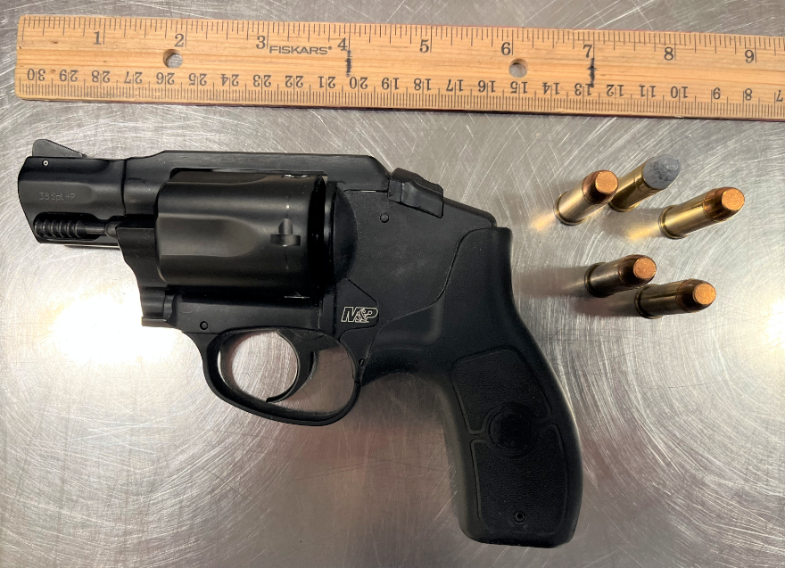 Handgun loaded with five bullets first seized at Roanoke airport this year