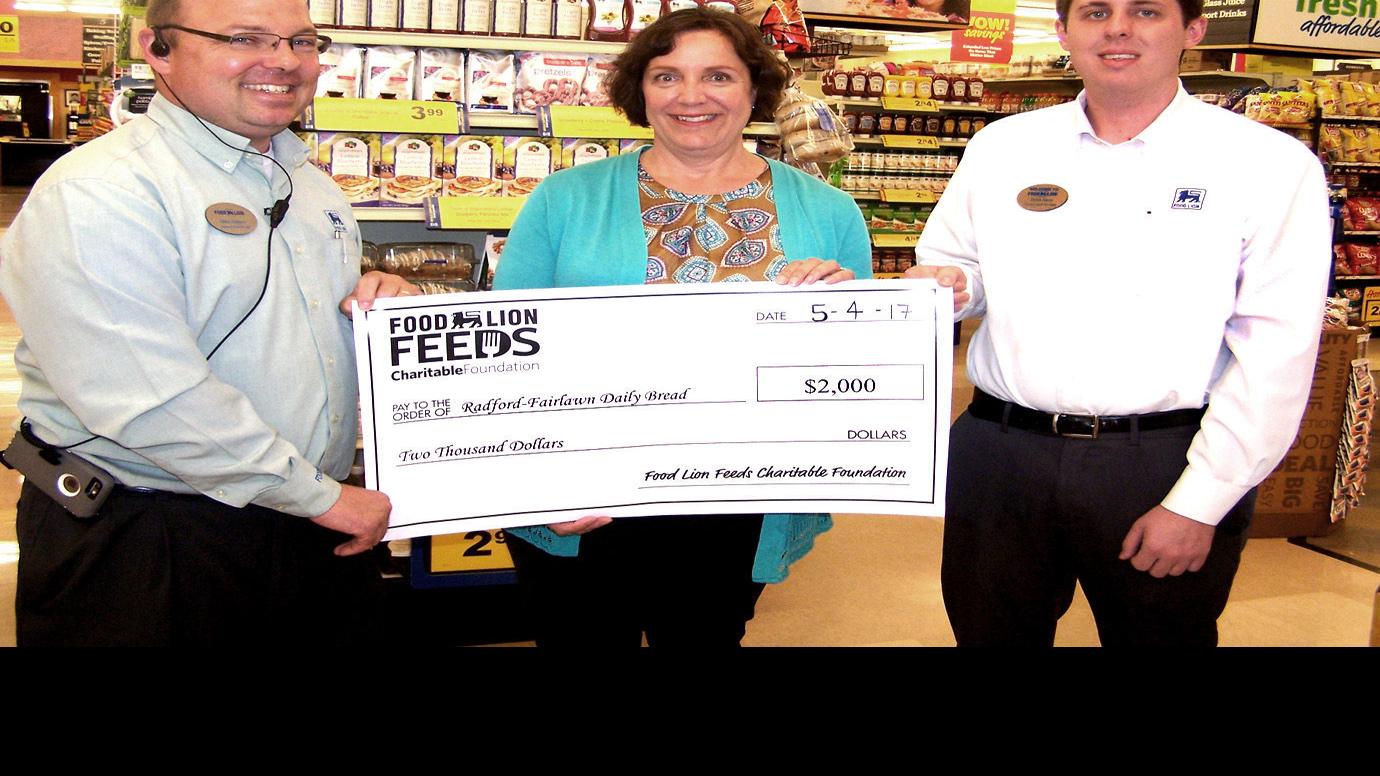 Radford Meals Programs Receive Grant From Food Lion New River Valley Roanoke Com