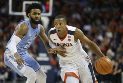 Uva Men S Basketball No 8 Uva Knocks Off No 12 Unc 61 49 Uva