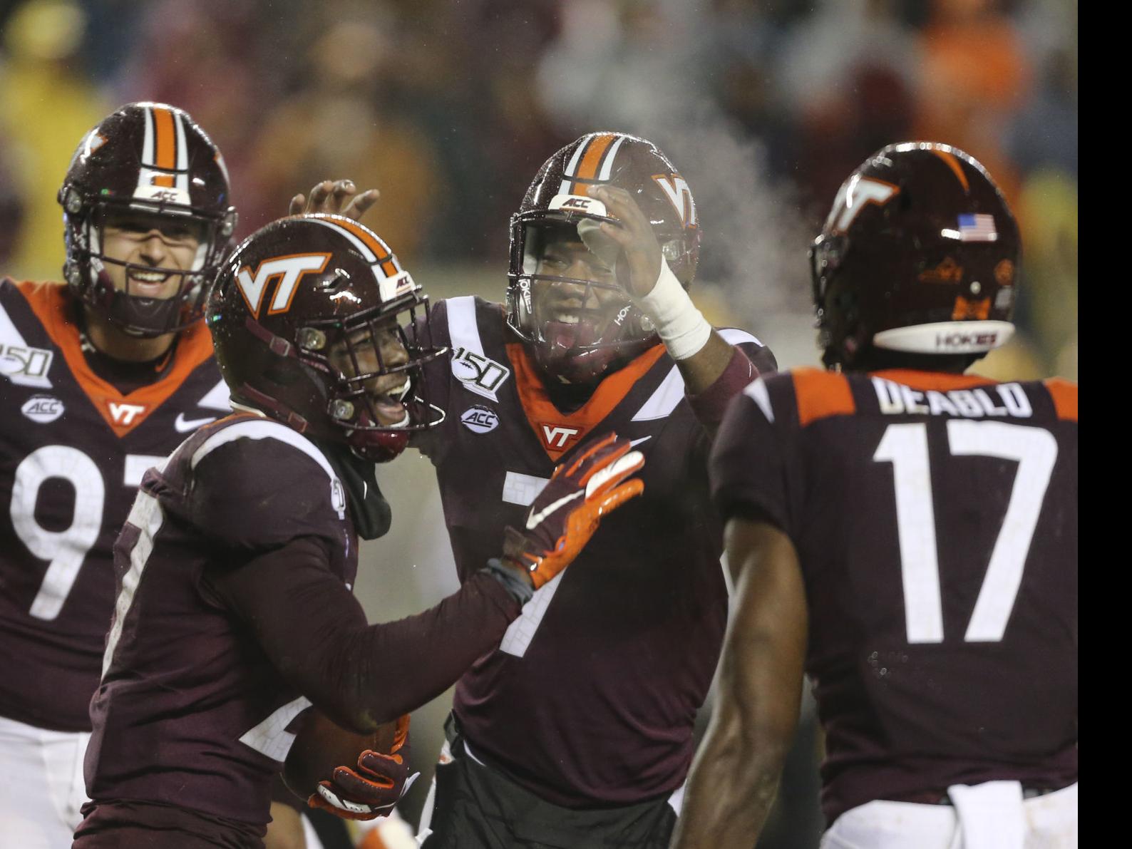 Virginia Tech Debuts In Coaches Poll Moves Up In Ap Poll After