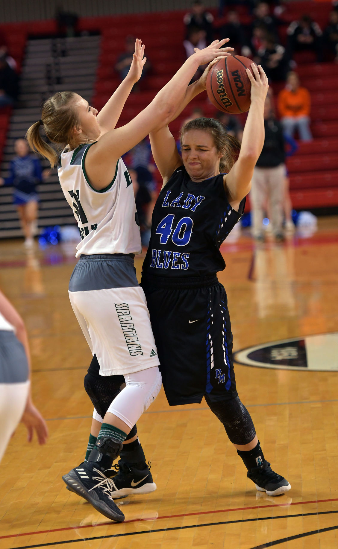 Scenes from the Parry McCluerEastside Class 1 girls basketball state