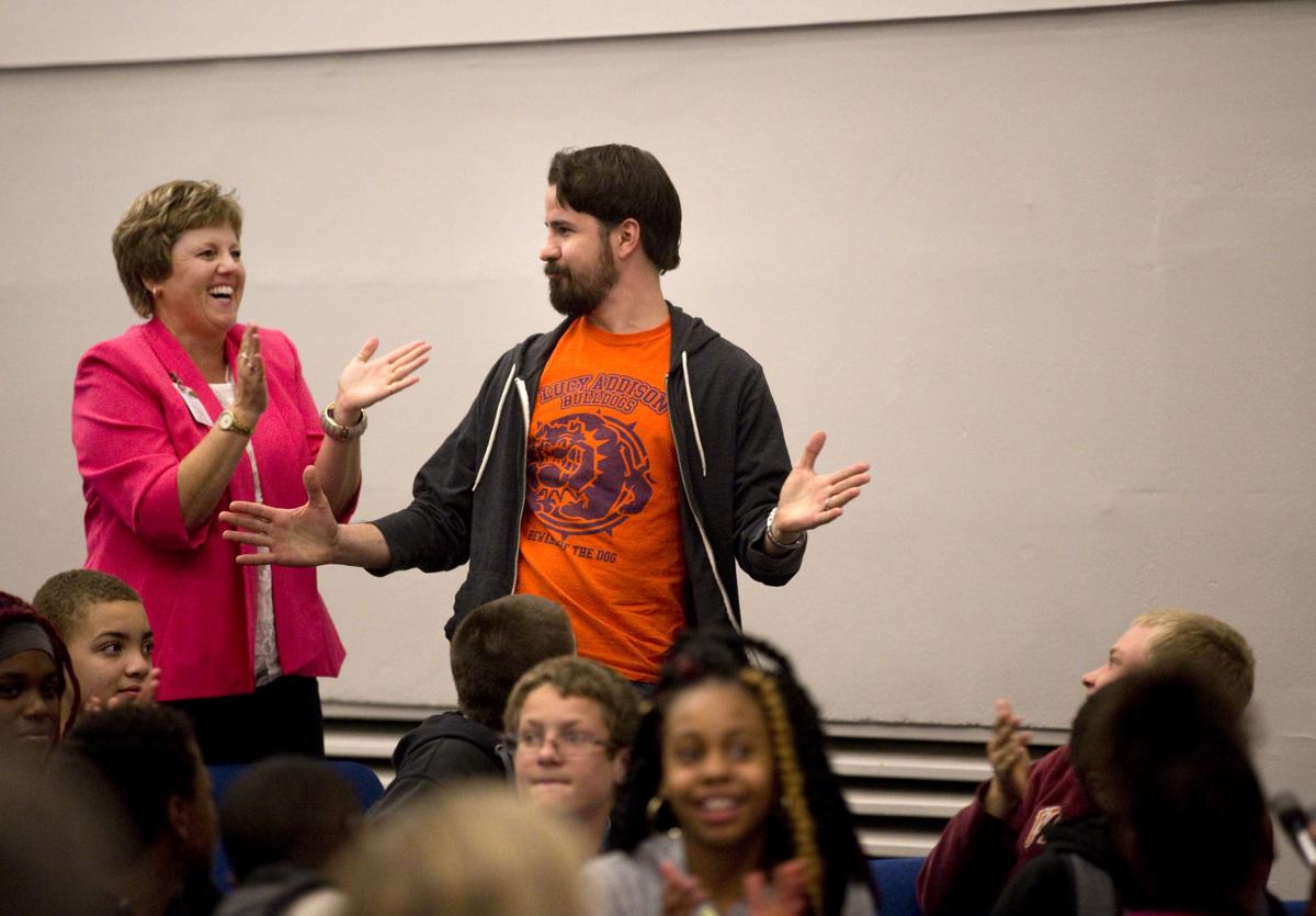 Lucy Addison Middle School history teacher recognized as Super Teacher