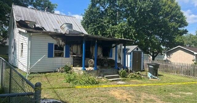 Gunn Avenue house fire