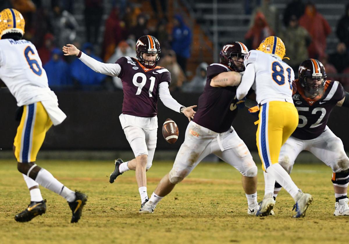 Virginia Tech Punter Oscar Bradburn Holds Steady During Tough