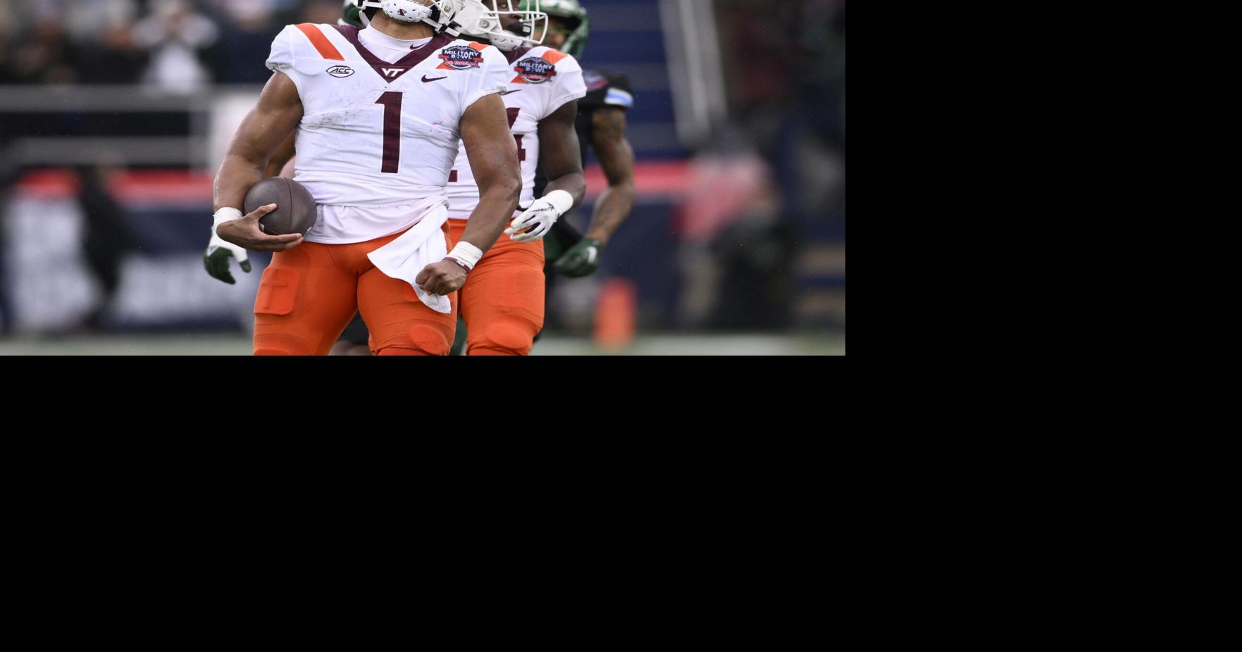 Hokies run over Tulane in dominating Military Bowl win
