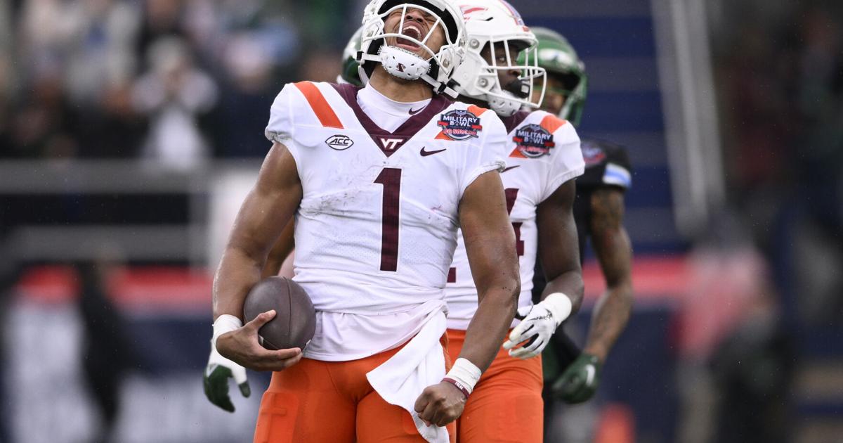 Hokies run over Tulane in dominating Military Bowl win