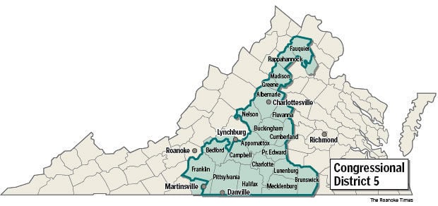 Virginia 5Th Congressional District Map Republican Denver Riggleman tops Leslie Cockburn in 5th 