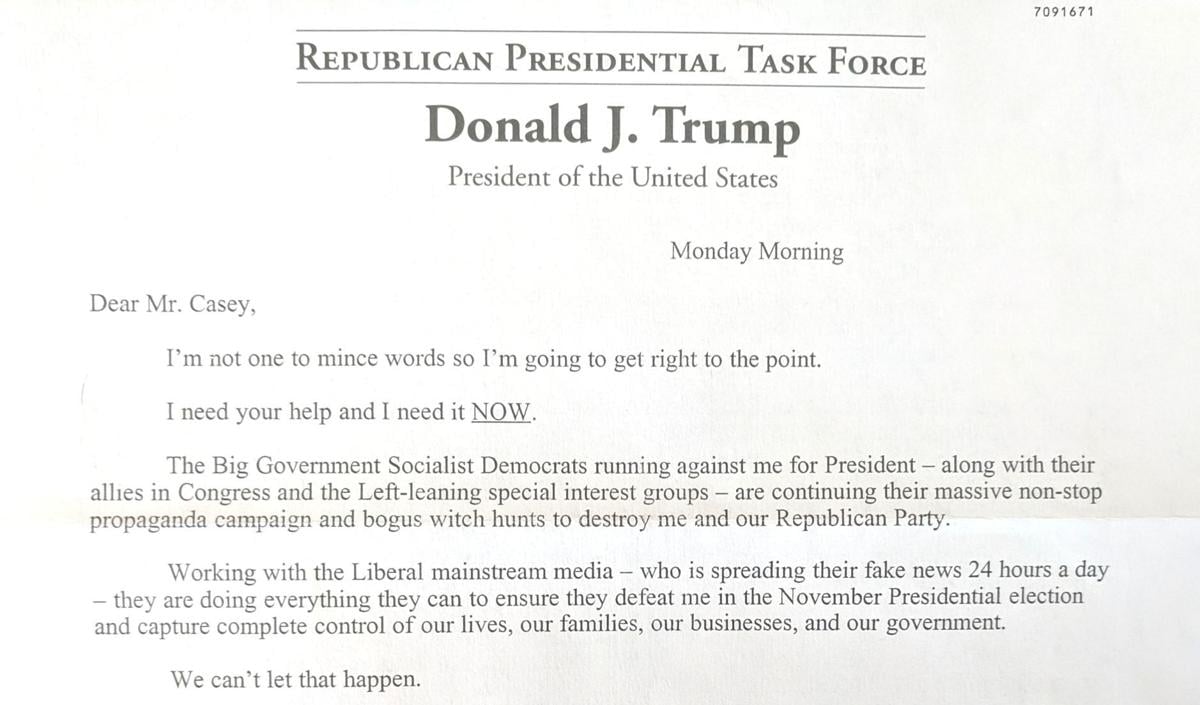 Casey Amid Pandemic Trump Fundraising Hype Carries On Local News Roanoke Com