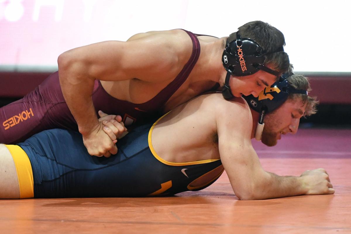 Toughness A Trademark Of Virginia Tech Wrestler Hunter Bolen