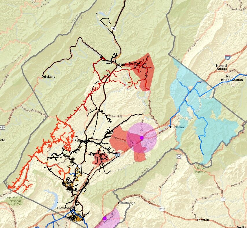 Botetourt County broadband expansion projects