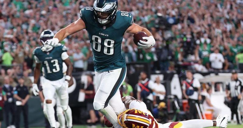 Eagles hold off Commanders 24-22 to earn hard-fought Week 1 victory