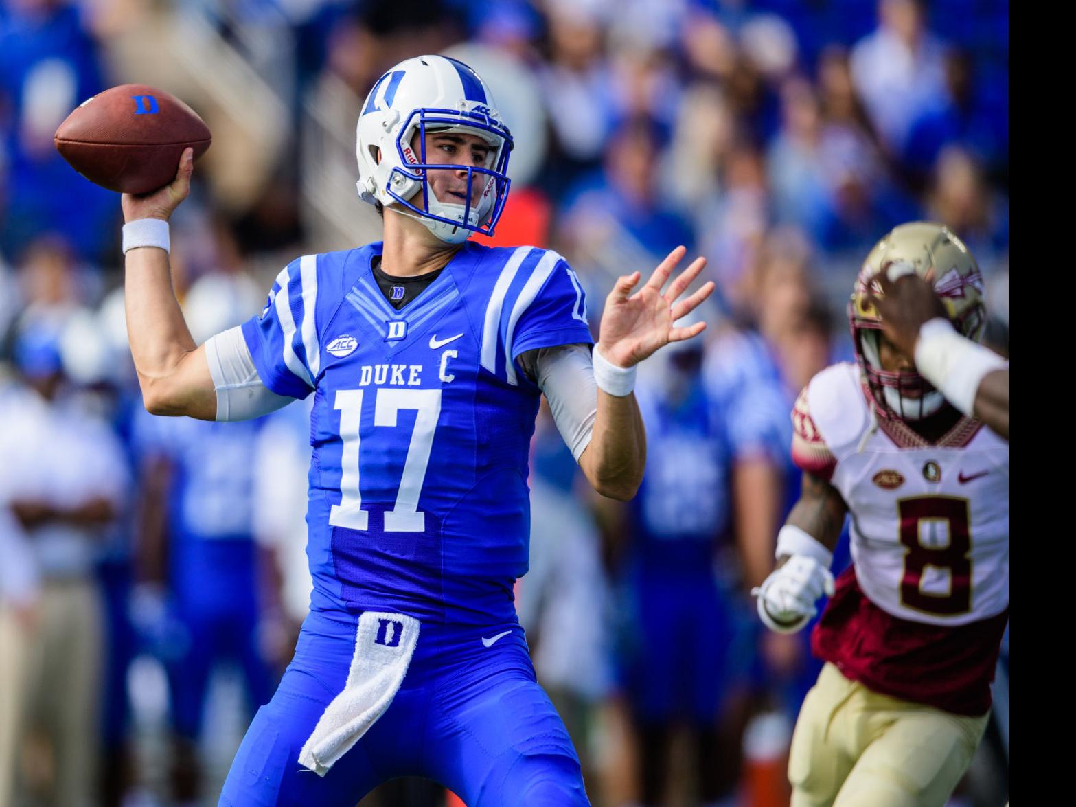 Acc Football 2018 Duke Hopes For Improvement From Qb Daniel Jones