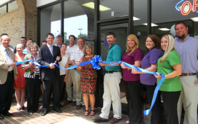 Photo: Ribboncutting at Elwood Staffing on Electric Road