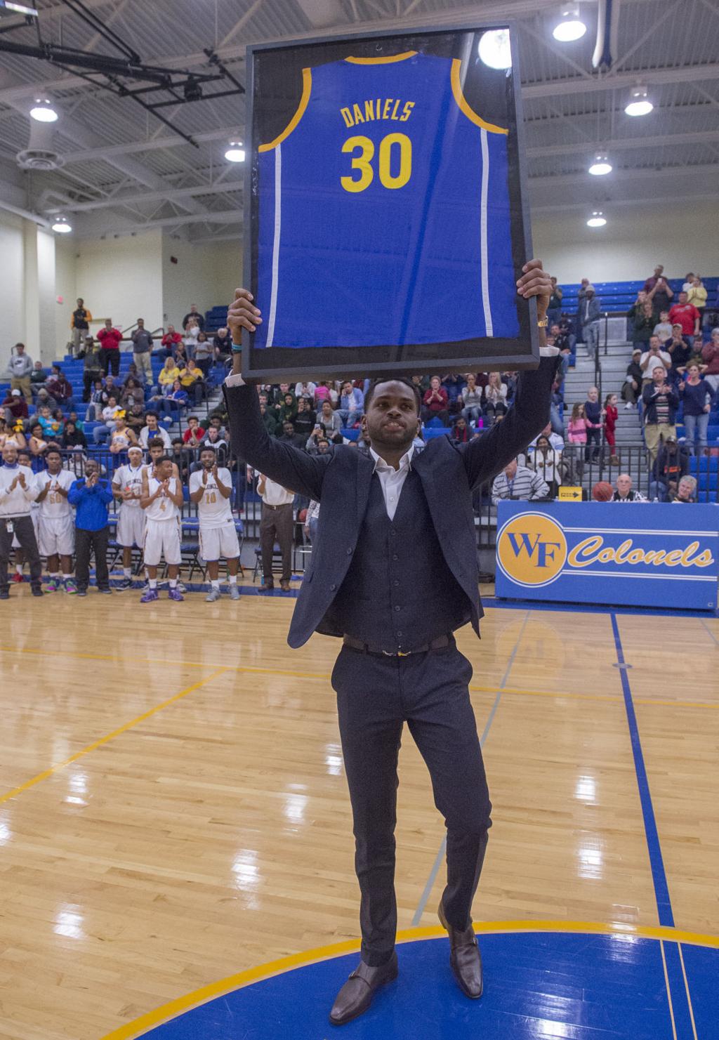 Troy Daniels Of Charlotte Hornets Returns Home For Jersey Retirement College Roanoke Com As of 2018, troy daniels has an estimated net worth of over $8 million dollars. troy daniels of charlotte hornets