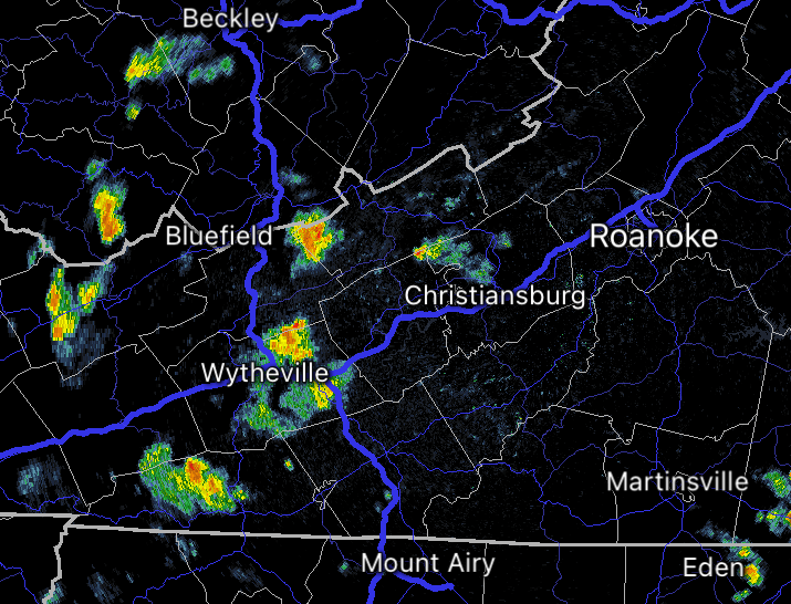 Sunday PM radar 060621