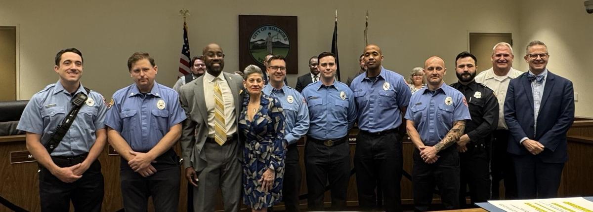 Vincent and Fire-EMS with city council.jpg