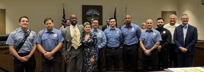 Vincent and Fire-EMS with city council.jpg