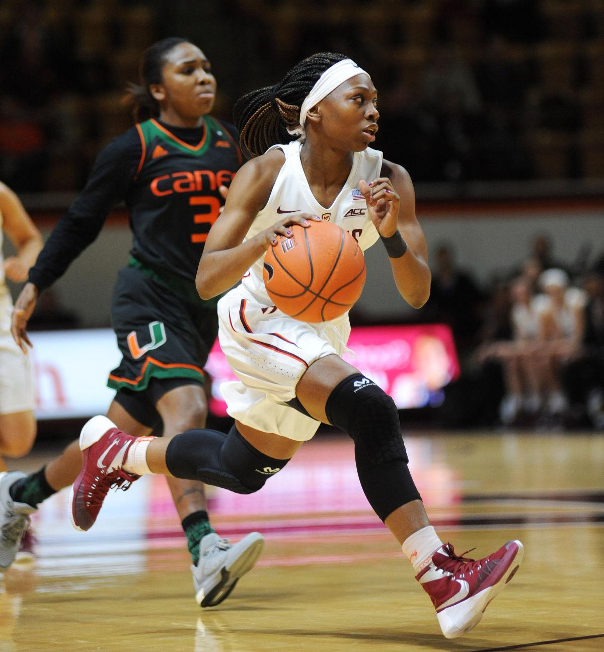 No 17 Miami Women Fend Off Virginia Tech Virginia Tech