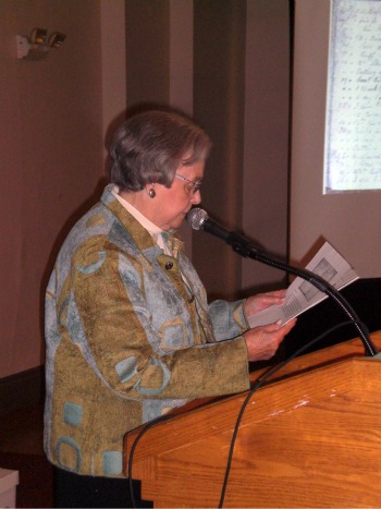 Buchanan’s Jean Robbins Gives History Speech