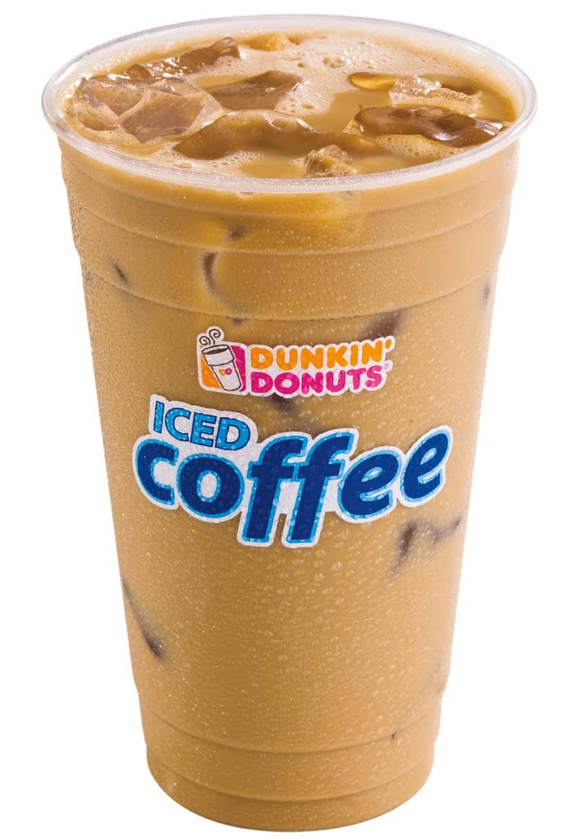 Dunkin coffee sizes iced