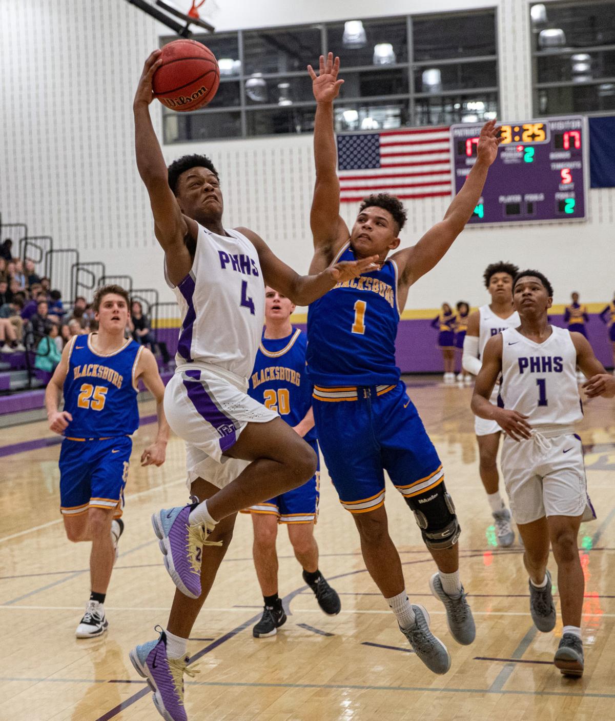 H S Boys Basketball Patrick Henry Tops Blacksburg High Schools