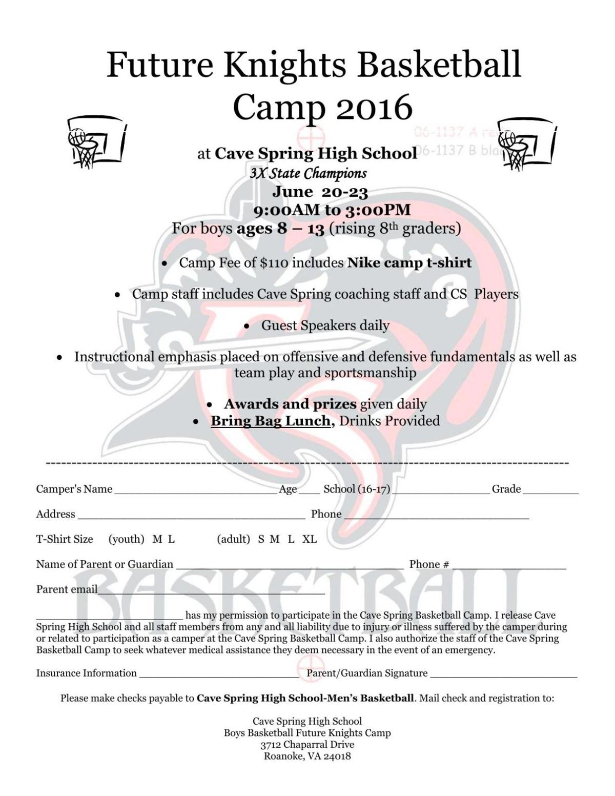Future Knights Basketball Camp Lifestyles Roanoke Com